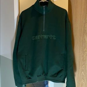 Vintage Carhartt quarter zip - emerald green